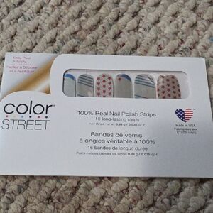 Color Street Nail Strips - White, Red, Blue Stars & Stripes